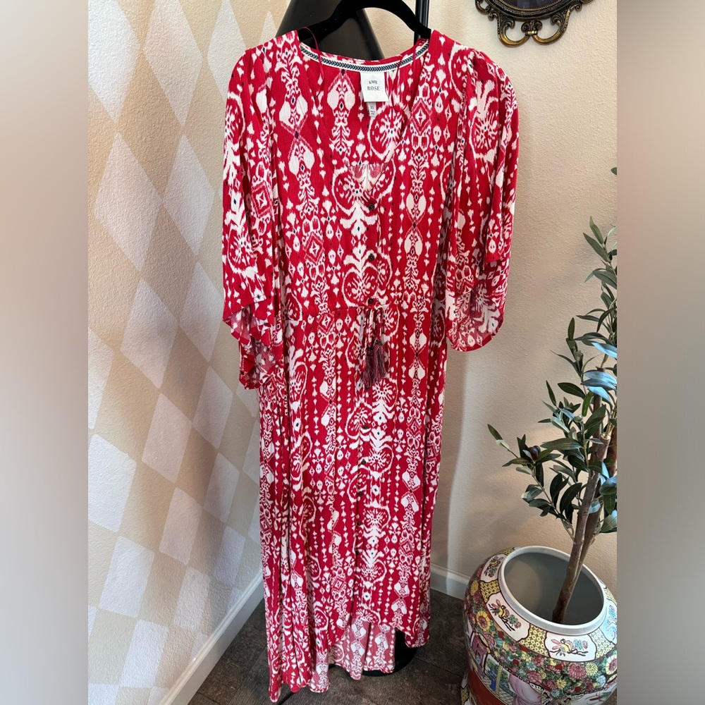 Red Midi Dress